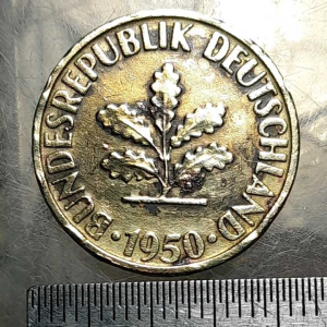 Koin Jerman Koleksi Kuno Jadul 50 Pf Tahun 1950