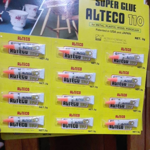 Lem ALTECO ORIGINAL 1 gram dan 3 gram (1 lembar isi 12 pcs)