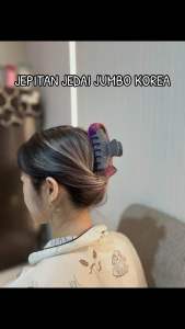 SHARON - JEPITAN RAMBUT JEDAI JUMBO HIASAN WARNA DOFF BLINK MATA / JEPIT RAMBUT JEDAI BESAR JUMBO KOREA IMPORT
