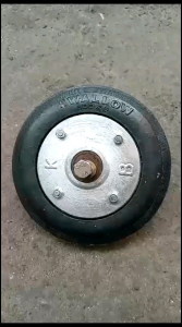 Roda Gerobak Dorong 300kg Roda Gletrek Ban Karet Mati