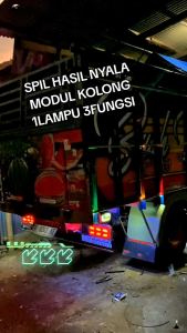 MODUL LAMPU KOLONG 1LAMPU 3FUNGSI 12/24V BEBAS WATT MOBIL TRUCK/BUS