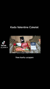 Kado Valentine Cokelat Hadiah Ulang Tahun Estetik Mini Gift Box