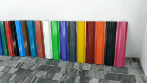 รั้ว ระแนง เมทัลชีท เกรดA รวมสี หนา0.35มิล นํ้าหนักเบา สีไมลอก🌈