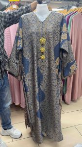 Sutra Dobby Kaftan Batik with 10 Beautiful Colors Womens Clothing Heritage (free size)