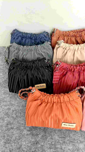 GENIA BAG TAS SELEMPANG RANTAI MOTIF STRIP BY BIRU TSABITA