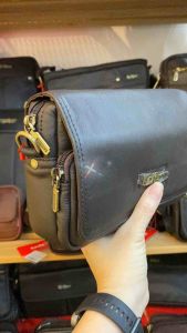Kickers Leather Sling & Clutch Bag 89461/89460
