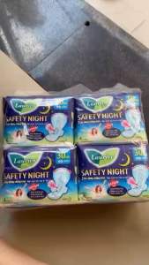 COMBO 8g BĂNG VỆ SINH SAFETY NIGHT 30cm 4M