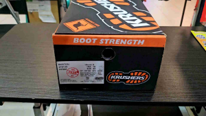 Sepatu Safety Shoes Krushers Boston Original Safety Shoes Pria Slip On Tanpa Tali