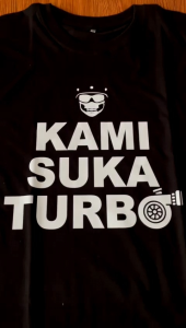 Kaos T-shirt Baju Kami Suka Turbo