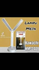Lampu Meja Kawachi 2 Cabang 40pcs SMD LED (5730) ACDC Dengan Layar Sentuh 3 Warna Cahaya KM 2401