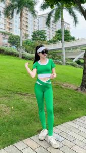 Bộ tập yoga gym aerobic chạy bộ dành cho nữ