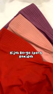 Hijab Sport /Bergo Sport /Hijab daily Bahan Jersey Adem