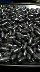 [ isi 250 Gram ] Timah Pancing Model Kapsul No.1 - Berat 95g | Ukuran 198mm Panjang & 87mm Diameter