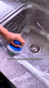 Spons cuci piring 1 set isi 4 dan 1 set isi 2 kegunaan serbaguna sikat panci wajan multifungsi