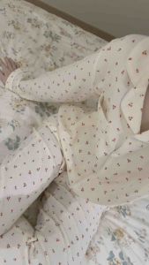 Sleepwear Co 100% Cotton Pyjamas Woman Pajamas Women Set Long Sleeve Cherry Baju Tidur Wanita Cotton Piyama Tidur Wanita Lengan Panjang 睡衣裤套装女