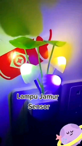 LAMPU TIDUR JAMUR AVATAR SENSOR GELAP