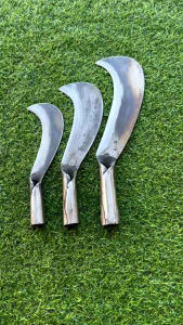 มีดปากนก 007 ช่างลุ ทำจากเหล็กแหนบแท้ ใบมีดคม ใช้ตัดเกี่ยวกิ่งไม้