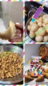 Holi special gift box(snack ladoo nut with makhana mix