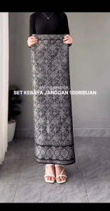 EDELWEIS SEMI KEBAYA BRUKAT MEWAH Kebaya Janggan Songket