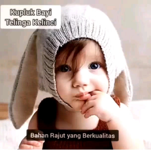 Kupluk Kelinci Bayi Rajut: Aksesoris Bayi Berkualitas