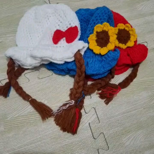 kupluk kepang wig baby panjang/kupluk anak lucu