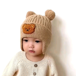 Beanie Hat (0-25 Tahun) | Katun Rajut Korean Style