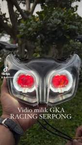 REFLEKTOR LAMPU DEPAN JUPITER Z1 FI INJEKSI DAYMAKER BILED LED