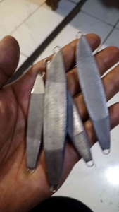 metal jig pulkadot blank 40-100 gram