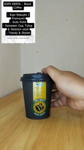 Kopi Hitam Kopi Kerta - Black Coffee Kopi Premium Arabika Blend Kopi Tubruk. Robusta