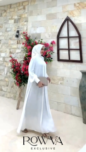 DRESS GAMIS MODE ADELINA TERBARU BY ROWVA 100%ASLI REAL MASIH BANYAK MODE LAIN FATIMAH YARA