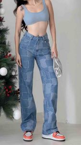 Quần jeans suông