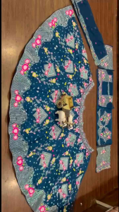 [PRE-ORDER] Semistitched Embroidered Lengha ( Delivery 10 Days )