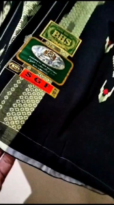 SARUNG BHS SGF GOLD SUTERA SPUNSILK 210 HITAM LIMITED EDITION