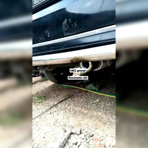 KNALPOT MOBIL SUARA BASS ADEM UNTUK SEMUA JENIS MOBIL BENSIN MANUAL DAN MATIC INLET 2INCI