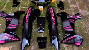 Bodi Set Fiz R Custom 2004 Ungu Kap F1zr Fiz R Force 1 Cover Bodi Set Murah