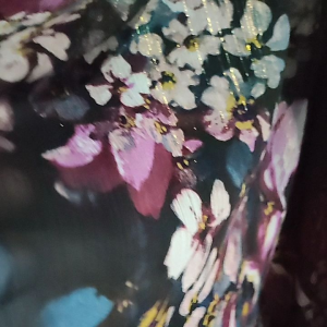 Black Floral Chiffon Fabric: A Versatile & Soft Material