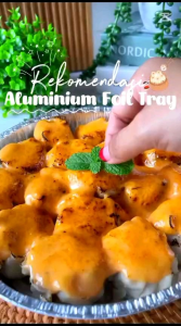 (10pcs) Aluminium Foil Baking Pizza Tray 1000ml / JL-R215