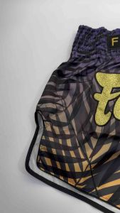 Fairtex BS1941 Retro Muay Thai Fight Shorts “Dawn” Purple Large