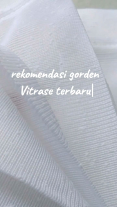 Gorden Polos Vitrase 100x150cm Tinggi 15 Meter