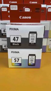 ตลับหมึก CANON PG-47 + CL-57 - BK+CL ของแท้ Canon Pg 47 - Lazada