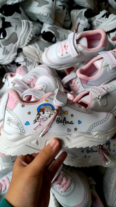 SZ | Sepatu Karakter PRINCESS BALINA | Sepatu Anak Perempuan | Fashion Murah Anak Sekolah | Sneakers Boots Viral Kekinian | Sepatu Anak 3-9 Tahun