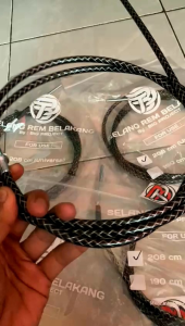 Kabel Rem Blakang Serat Karbon Matic Yamaha Honda Pcx Vario Beat Mio Nuvo Universal