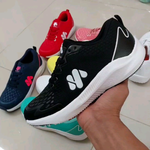 Sepatu My Brand Wanita Full Putih Laris Olahraga Zumba Senam Aerobik Gym Fitnes Jogging Sport Wanita Murah