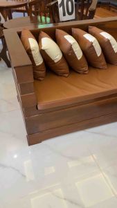 Set kursi sudut box minimalis Jati