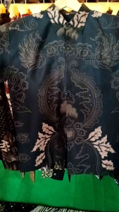Kemeja Pria Batik premium motif Mahkota lengan panjang kain katun halus lapis furing