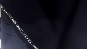 Kain JET BLACK STARLET Premium Hightwist per05meter Bahan pakaian formal jas celana Blazer Jaket