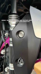 HENG FRONT FENDER FOR NMAX V1 V2 & V2.1 & AEROX V1 & V2 & V3 CNC SOLD AS SET