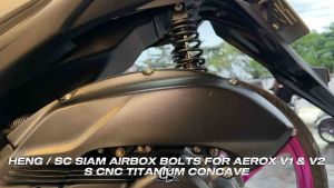 CB MOTO: HENG AIRBOX BOLTS FOR NMAX V1 V2 & V2.1 / AEROX V1 & V2 CNC