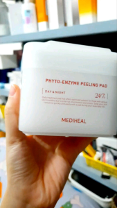 [DATE 21/05/2026 + NOBOX] Bông Toner pad tẩy tế bào chết dưỡng da Mediheal  24/7 Phyto Enzyme Peeling 200ml/90 miếng
