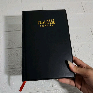 AGENDA DELUXE TAHUN 2026 TERDIRI 2 KERTAS WARNA PUTIH DAN CREAM/AGENDA TERBARU 2026